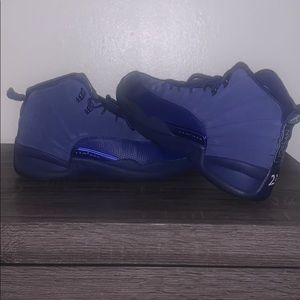 Jordan 12 suede blue